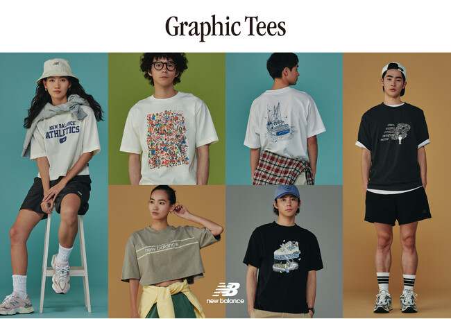 ニューバランス　夏の主役になるTシャツ「Graphic Tees」豊富なバリエーションで登場