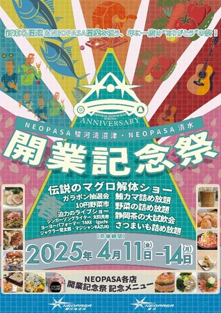E1A 新東名　NEOPASA駿河湾沼津・NEOPASA清水　にて開業記念祭を開催！