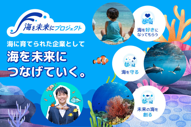 海への貢献、「海を未来にプロジェクト」サイトリニューアル