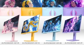 JAPANNEXTから、選べる4色！（パープル・ピンク・ブルー・イエロー）200HzのフルHDゲーミングモニターが23,980円で4月4日(金)に登場