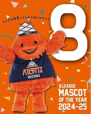 ベルティが総合第8位（B2トップ）を獲得！