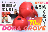 痛み約70％カット！格闘技用「ドラグローブ」の先行予約販売を5月18日(日)まで実施　～怪我や恐怖心を軽減、格闘技の幅が広がる！～