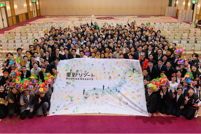 【星野リゾート】ホテル業界最多の約500名が入社、2025年春の入社式を実施