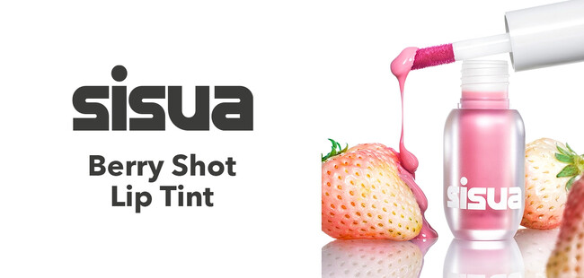 韓国発。スキンケア発想の針リップ“Berry Shot Lip Tint(ベリーショットリップティント)”が「sisua（シスア）」より新登場