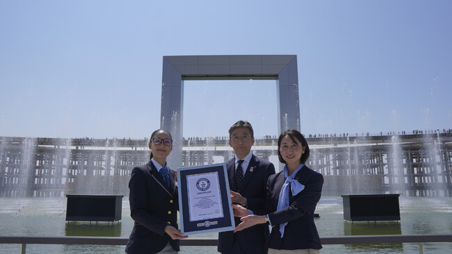 2025年日本国際博覧会（大阪・関西万博）サントリーとダイキンが会場内で共同実施する昼の演出「水と空気のマジカルダンス」がギネス世界記録(TM)に認定