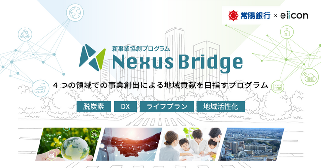【 常陽銀行 × eiicon 】『Nexus Bridge2024』共創/新事業創出を目指し4件の協業アイデアを選定！
