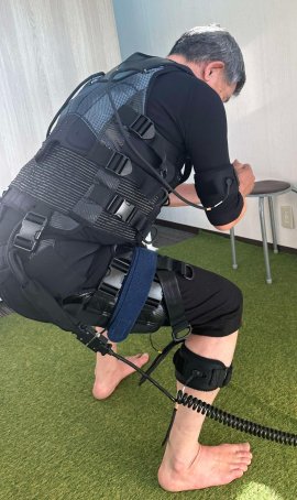 70歳男性トレーニングの様子