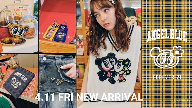 人気コラボ再来！「FOREVER 21」と「ANGEL BLUE」の第二弾コラボレーションが4月11日(金)に発売決定