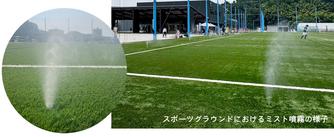 “猛暑日スポーツ”の救世主！アスリートを支える『ミストのベール』