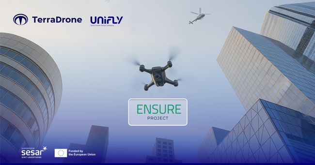 テラドローン子会社Unifly、欧州の次世代空域管理プロジェクト『ENSURE』に参画
