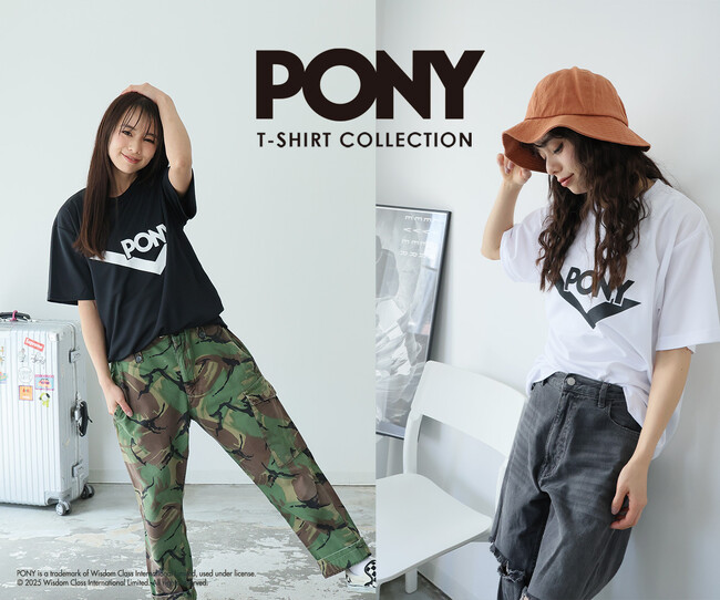E-COMEGROUPより、『PONY T-SHIRT COLLECTION』が登場！