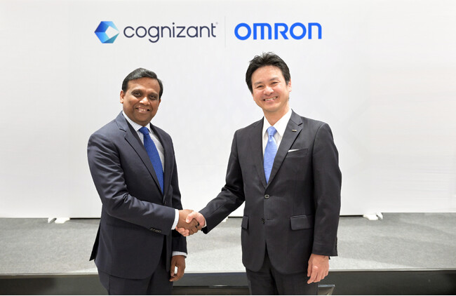 オムロンとコグニザント、独自のワンストップIT-OT統合で、モノづくりの革新に向けた戦略的パートナーシップを締結