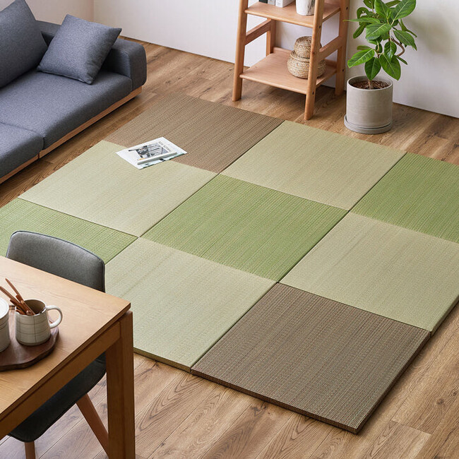 組み合わせ自由、自分だけの畳空間。カットできるコンパクト置き畳が新発売