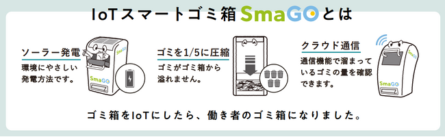 埼玉県川越市のIoTスマートゴミ箱「SmaGO」が3社協賛による新デザインにリニューアル