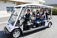 相模原市のリニア駅横イノベーション創出促進拠点「FUN+TECH LABO」イベントでグリーンスローモビリティを運行