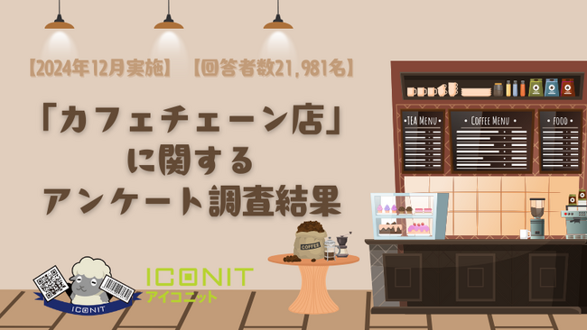 【2024年12月実施】【回答者数21,981名】「カフェチェーン店」に関するアンケート調査結果