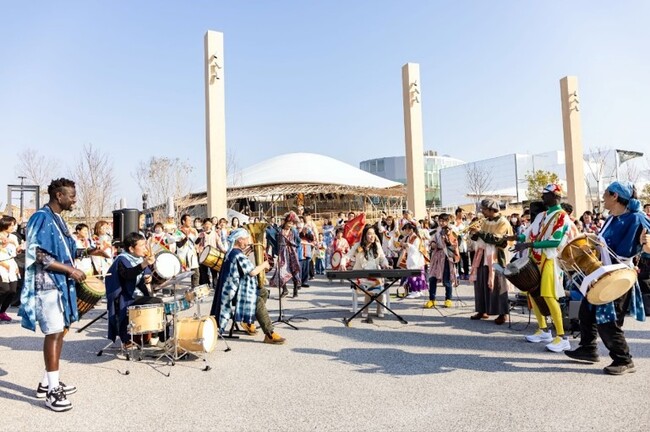 2025年4月13日、大阪・関西万博開幕初日　シグネチャーパビリオンオープニングイベント開催