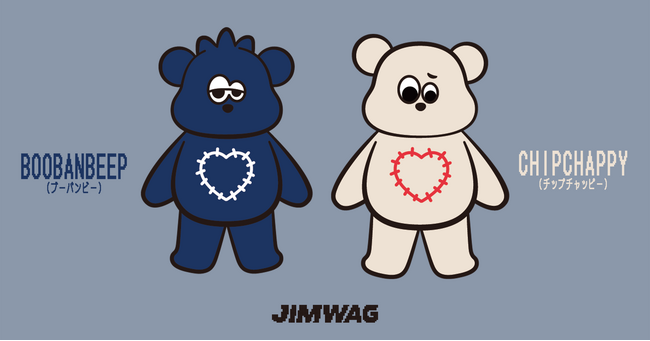 平成フラミンゴ”NICO”がプロデュースするアパレルブランド「JIMWAG」がブランド創立2周年を記念し、クマをモチーフにしたオリジナルキャラクターを爆誕。