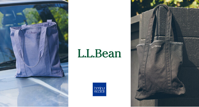【bonjour records】L.L.Bean for bonjour records Exclusive Record Tote Bag vol.2