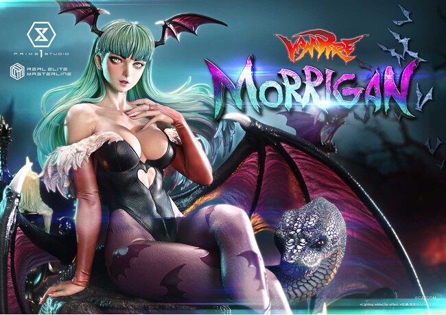 魔界のリアルを追求！『ヴァンパイア』のモリガンを、1/4スケールスタチューとして立体化