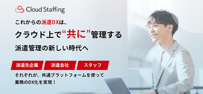 『人材派遣業務一括管理システム クラウドスタッフィング』がサービス提供法人数1,000社、利用者数3万人を突破！