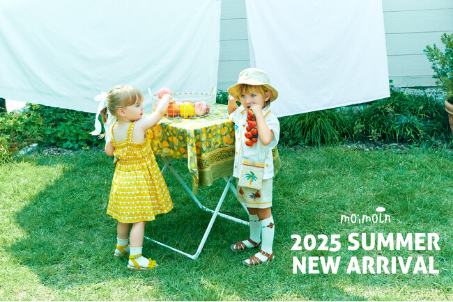 韓国発ベビー・キッズ服ブランド「モイモルン」から 2025 Summer Collection が登場