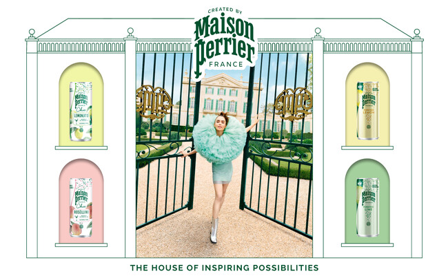 Perrier（ペリエ）の姉妹ブランド、Maison Perrier（メゾンペリエ）が、スペシャルドリンク販売カウンターを、期間限定で展開！