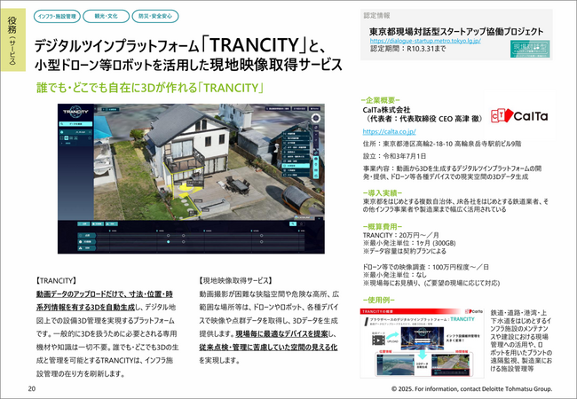 CalTaのサービスが東京都「ファーストカスタマー・アライアンス」認定事例カタログに掲載されました！