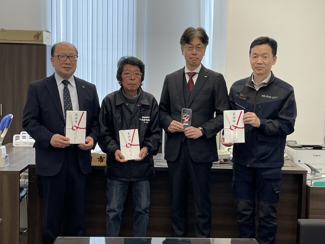 赤い風船 『旅して応援！北陸』商品を通して集まった義援金の贈呈式を行いました