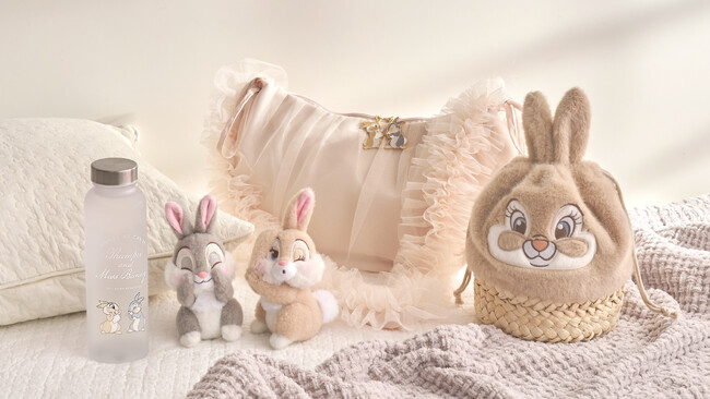 とんすけ＆ミス・バニーに可愛く癒やされる春らしいカラーの新コレクション「PASTEL BUNNIES」をディズニーストアで4月18日（金）より順次発売