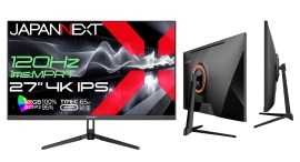 JAPANNEXTがHDMI 2.1対応 27" IPSパネル 120Hz対応の4KゲーミングモニターをAmazon限定 39,980円で4月11日(金)に発売 JAPANNEXTがHDMI 2.1対応 27" IPSパネル 120Hz対応の4KゲーミングモニターをAmazon限定 39,980円で4月11日(金)に発売