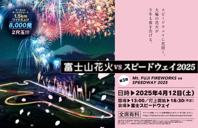 『富士山花火vsスピードウェイ2025』REDXがビデオオンデマンド配信を実施！熱狂の生中継をお届けします