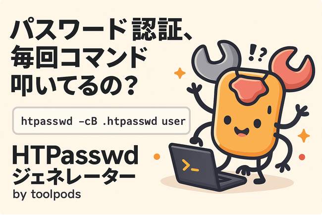 パスワード認証、毎回コマンド叩いてるの？Apache認証がワンクリックの裏ワザ