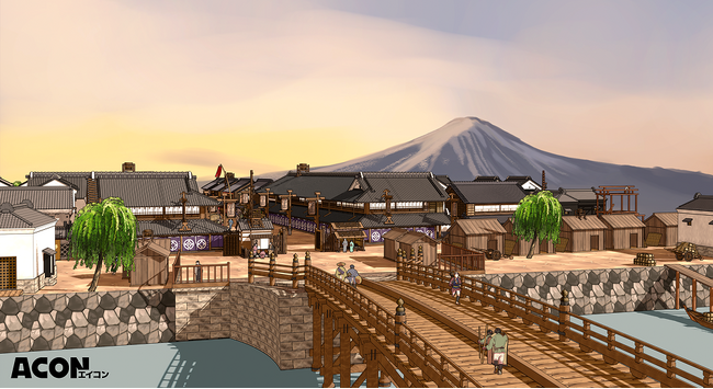 【株式会社Carpenstreet】 ACON（エイコン）、「江戸時代の街並み」漫画/WEBTOON用3Dモデルリリース！最大30%割引プロモーション進行中