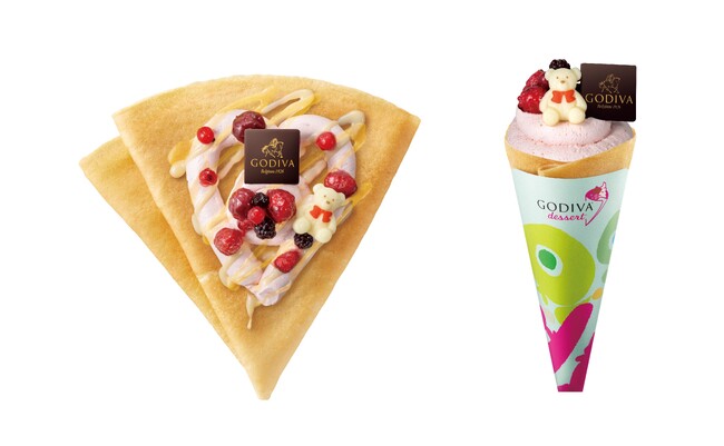 ホワイトベアのチョコレート付き！ 「クレープ ベリー＆ハニー」