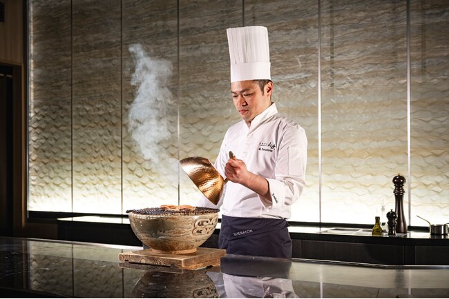 日本料理「木の花」内 鉄板割烹「山吹」　鉄板焼きと割烹が出逢う、6席だけの“大人の隠れ家”　自由な組み合わせを楽しむアラカルトメニューを新展開