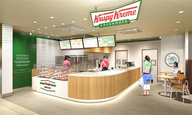 九州エリアに再び“最高のドーナツ体験”を！“九州復活第1号店”、2025年4月24日（木）グランドオープン『クリスピー・クリーム・ドーナツ ONE FUKUOKA BLDG.店』