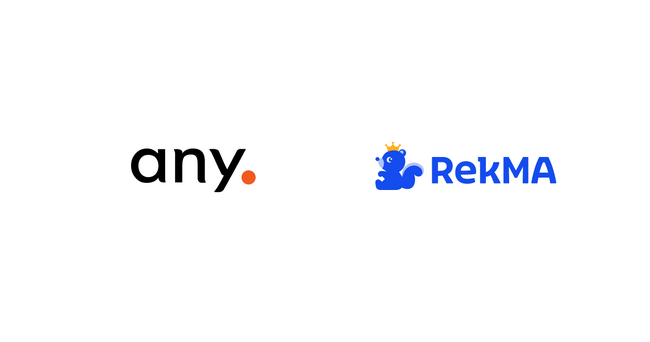ナレッジプラットフォームQastを提供するany、採用イネーブルメントSaaS「RekMA」を導入