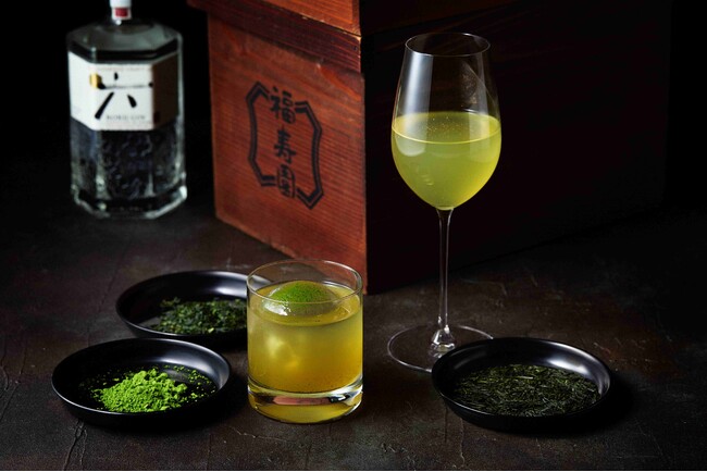 【ザ・リッツ・カールトン京都】 The Bar × 老舗茶舗 福寿園　サントリージャパニーズクラフトジンＲＯＫＵ＜六＞をベースにしたコラボレーションカクテル2種を期間限定で提供