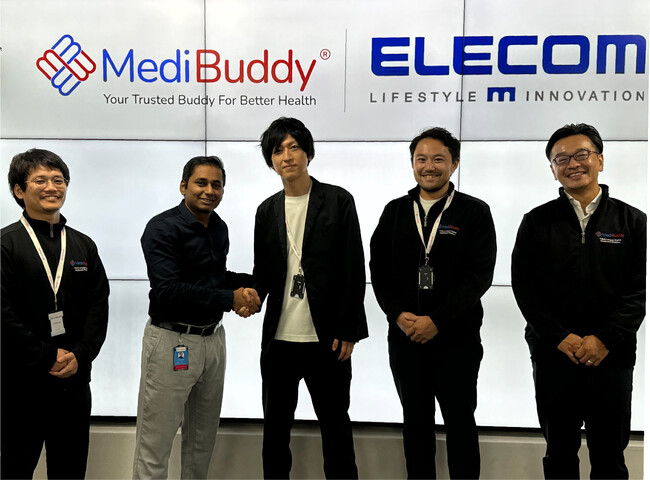 エレコムがインド最大級のデジタルヘルスケア企業「メディバディ」を運営する企業と資本業務提携