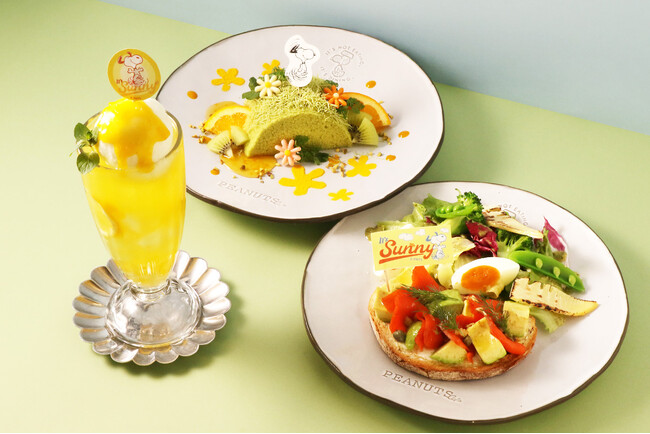 PEANUTS Cafe｜【期間限定】春の陽気に気分が弾むスヌーピーをテーマにしたシーズンメニューが登場！