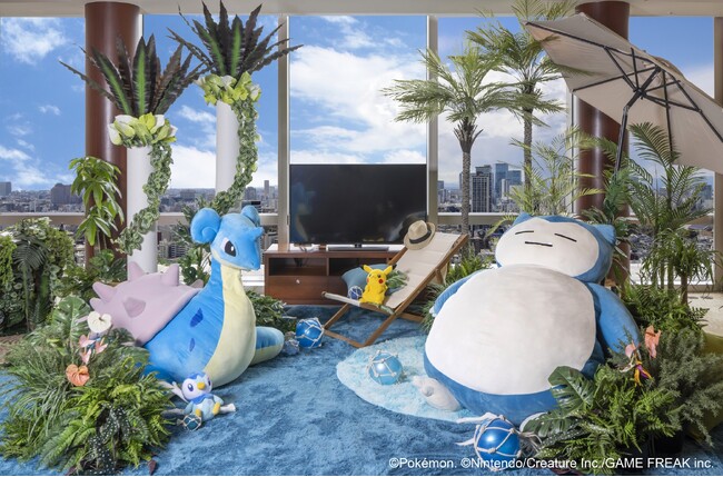 ポケモンたちと夏休み！ビーチリゾート気分が満喫できる特別装飾のプレミアムスイートなど限定客室が登場　ポケモン コラボレーション サマー 2025