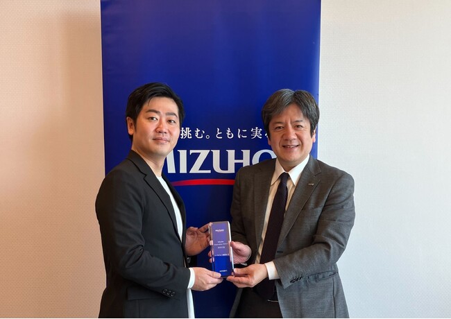 シンプルフォーム、「Mizuho Innovation Award 2025.1Q」を受賞