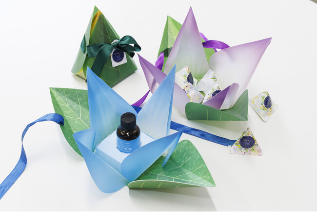 パッケージにもっと遊び心とデザイン性を。ふわりと花開く「つぼみパッケージ」を企画・製造