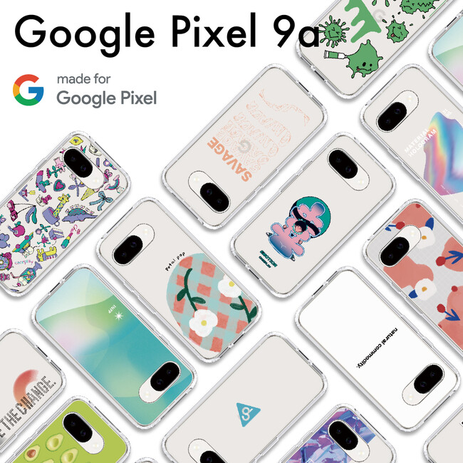 Google Pixel 9a のスマートフォンケースが、「Made For Google」認定製品として“機種×コンテンツ×デザイン”で豊富なスマホアクセサリーを取り揃えるcaseplayから登場！