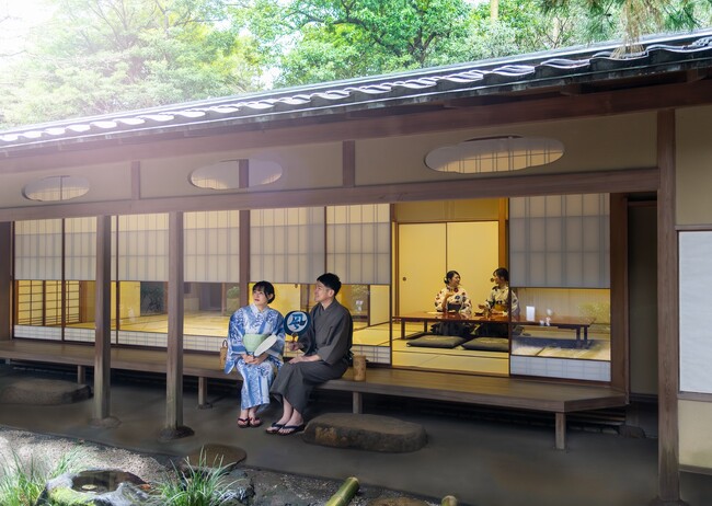 【グランドプリンスホテル高輪】日本庭園に佇む風情溢れる和空間「茶寮 恵庵」で夏の涼を味わう『茶寮かふぇ 恵庵』を初開催
