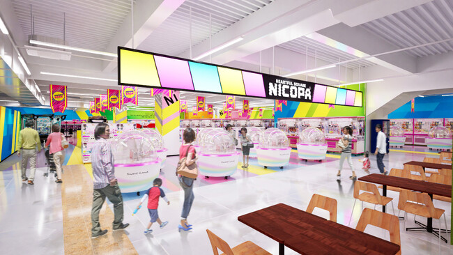 愛知県岡崎市「コムタウン」内、ファミリーアミューズメント施設「NICOPA コムタウン店」が4月18日（金）オープン