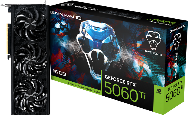 NVIDIA Blackwell RTX アーキテクチャ採用NVIDIA(R) GeForce RTX(TM) 5060 Ti GPU搭載「GAINWARD RTX 5060 Ti シリーズ」２製品発売