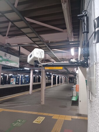 JR駅構内において、AI映像解析技術を用いた流動調査を実施