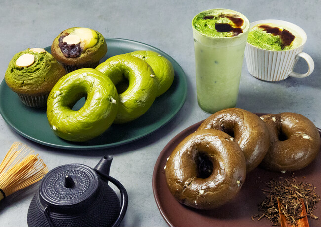BAGEL & BAGEL から新商品が登場！「天空の抹茶(R)」と「天空のほうじ茶(R)」を使用したベーグルや、「天空の抹茶(R)」を使用したマフィンとドリンクを期間限定で販売します！